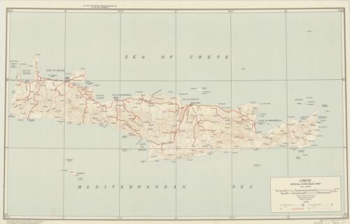 Crete : special strategic map / compiled by the Army Map Service