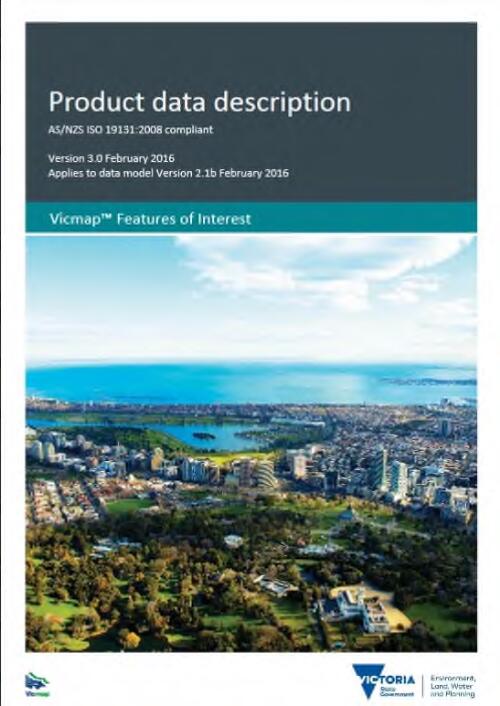 Product data description : Vicmap™ Features of Interest