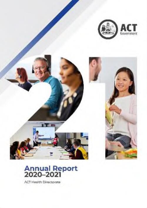Annual report / ACT Government Health Directorate