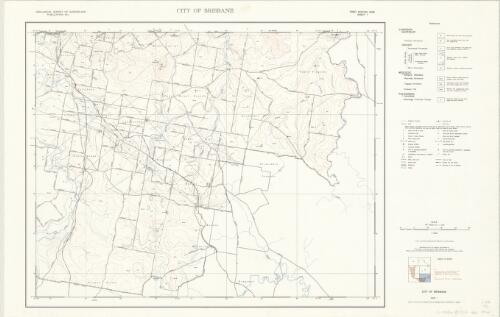 City of Brisbane [cartographic material] : [Showing geology]