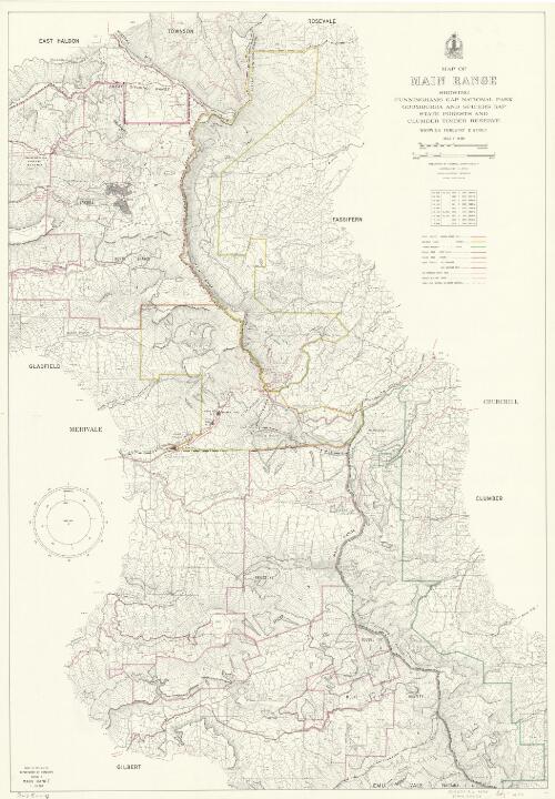 [Department of Forestry, Queensland map series]. Main Range, showing Cunninghams Gap National Park, Goomburra and Spicers Gap State Forest and Clumber Timber Reserve : Warwick Forestry District [cartographic material] / Department of Forestry, Queensland ; cartographer J.A. Craig