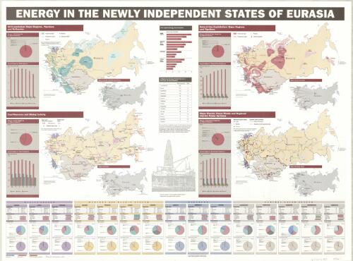 Energy in the newly independent states of Eurasia [cartographic material]