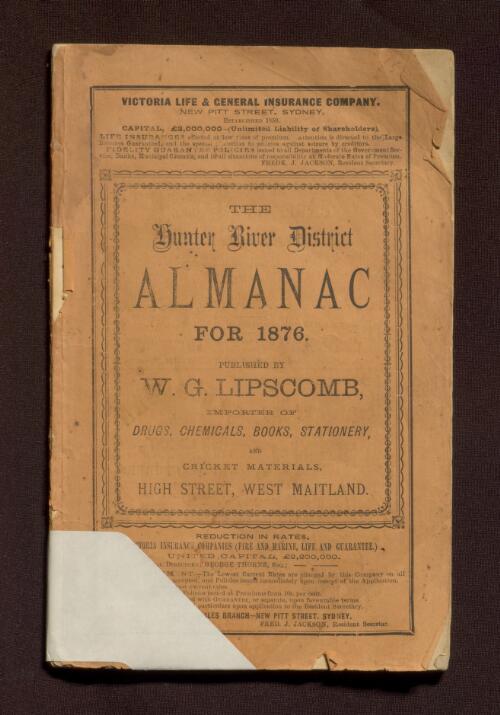 The Hunter River almanac for 1876, being leap year