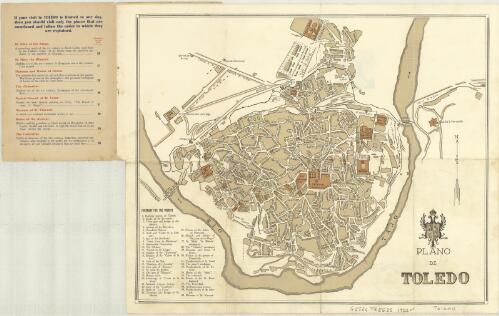 Plano de Toledo [cartographic material] / Libreria y Casa Editorial Hernando, S. A