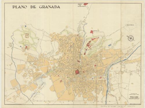 Plano de Granada [cartographic material] / Junta Provincial del Turismo