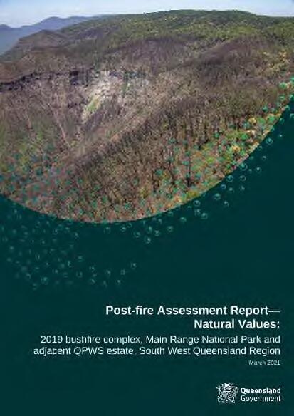 Post-fire Assessment Report- Natural Values : 2019 Bushfire Complex ...