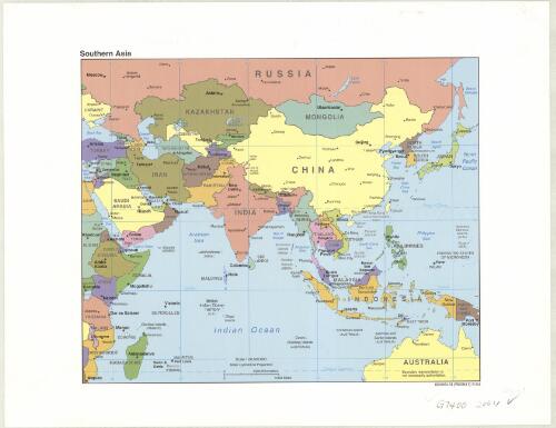Southern Asia [cartographic material]