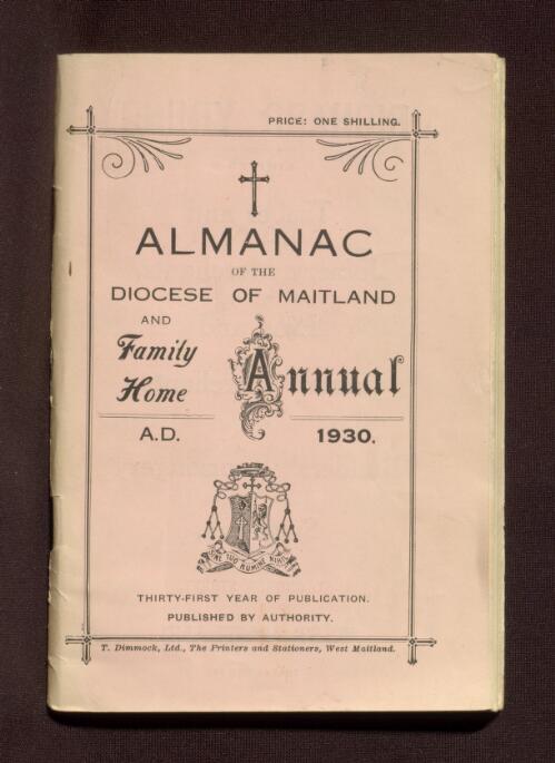 Almanac for the diocese of Maitland