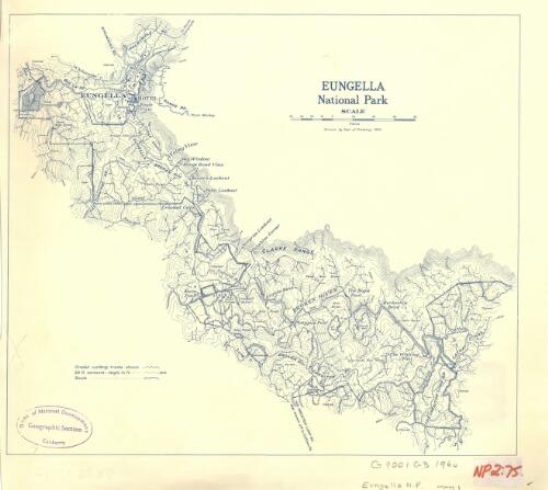 Eungella National Park [cartographic material] / drawn by the Dept. of Forestry, 1960