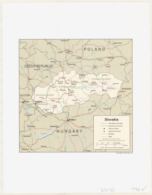 Slovakia [cartographic material]
