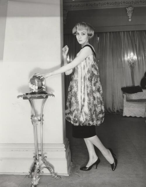 A fashion model posing, approximately 1968, 1 / Athol Shmith
