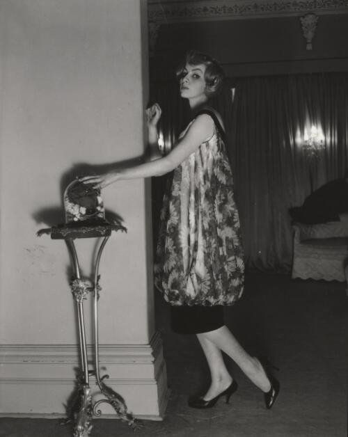 A fashion model posing, approximately 1968, 3 / Athol Shmith
