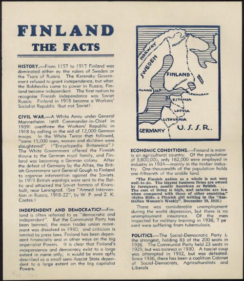 Finland : the facts