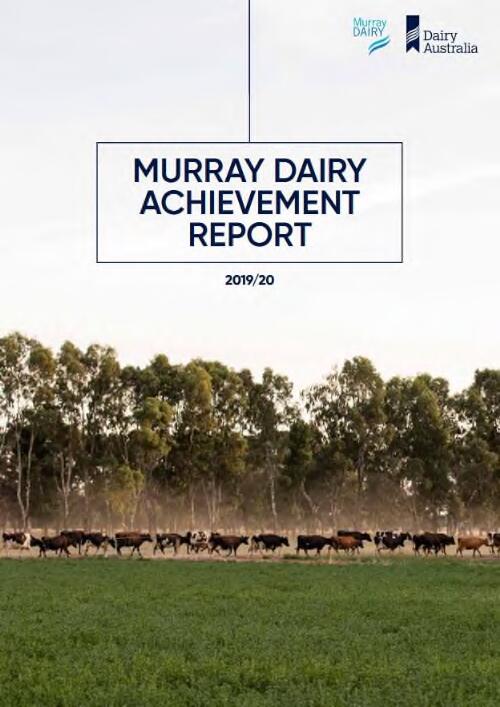 Murray Dairy achievement report