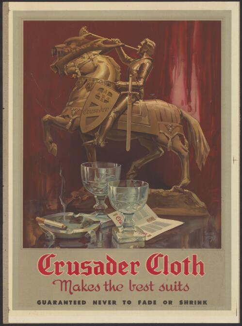 Crusader cloth : makes the best suits guaranteed never to fade or shrink / Walter Jardine