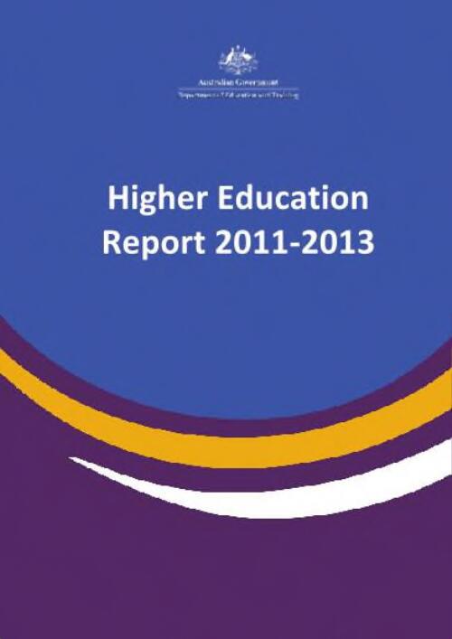 Higher education report 2011-2013