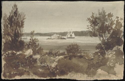 Pinchgut Island, New South Wales, 21 December 1836 [picture] / [Robert Russell]