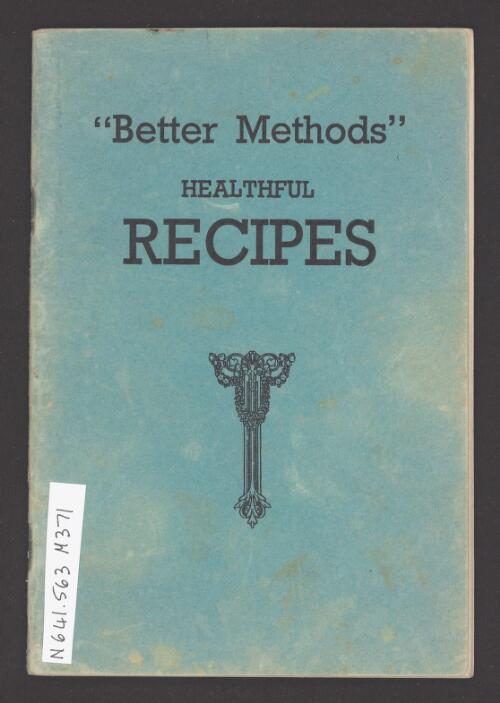 Better methods / by Hilda Marshman