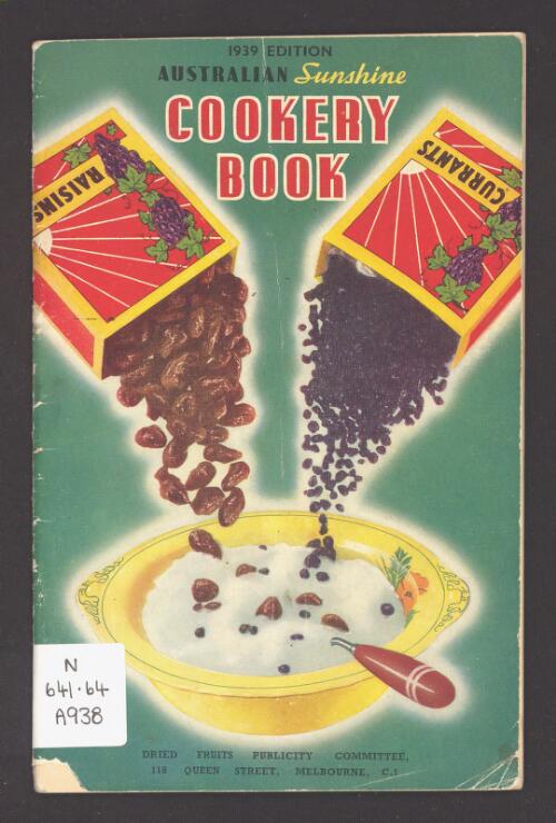 Australian sunshine cookery book