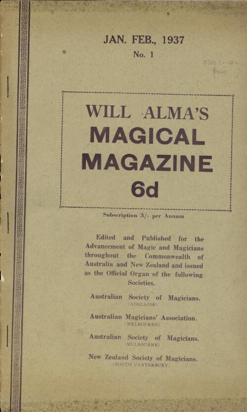 Will Alma's magical magazine