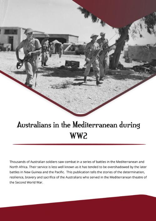 Australians in the Mediterranean during WW2