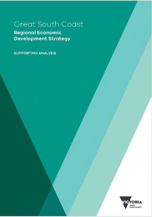 Great south coast regional economic development strategy : supporting analysis