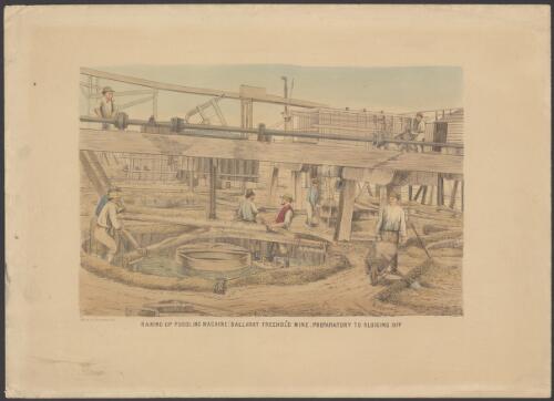 Illustrations, Ballarat mines [picture] / Hamel & Ferguson lith