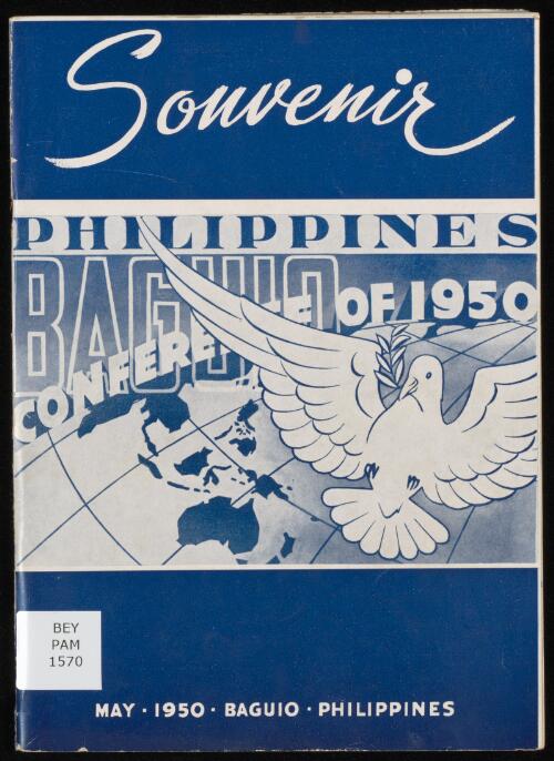 Souvenir Philippines conference of 1950 ; May, 1950, Baguio, Philippines