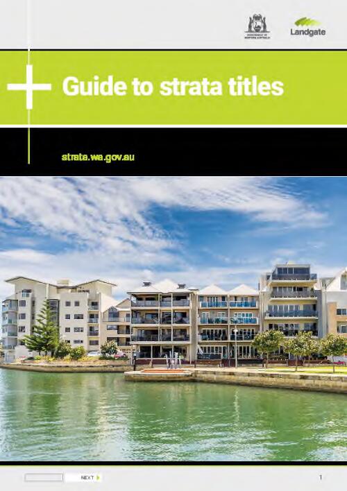 Guide to strata titles / Landgate