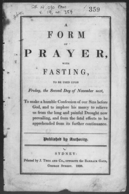 A form of prayer, with fasting : to be used upon Friday, the second day of November next