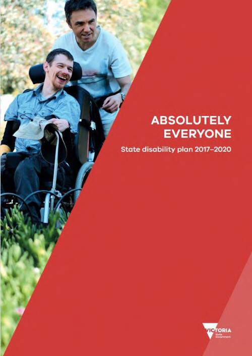 Absolutely everyone : state disability plan 2017-2020