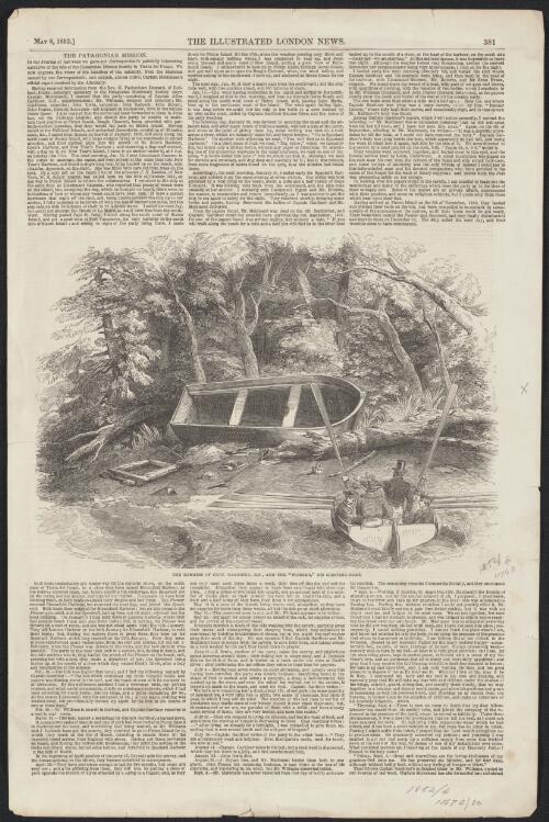 The remains of Capt. Gardiner, R.N., and the Pioneer, his sleeping boat [picture]