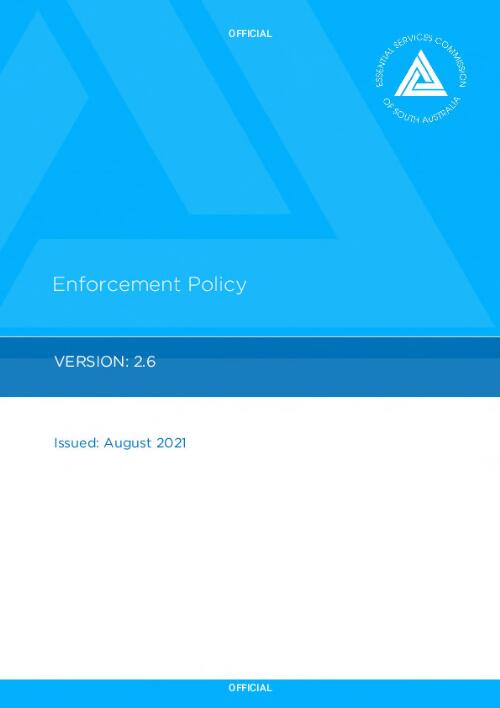 Enforcement policy