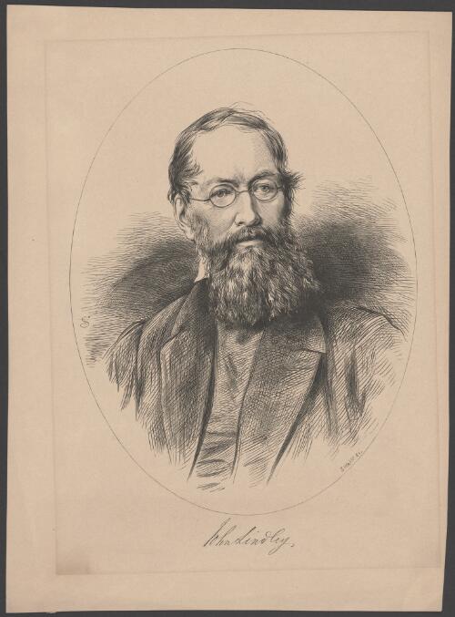 [Portrait of the botanist John Lindley] [picture] / T.S.; Swain sc