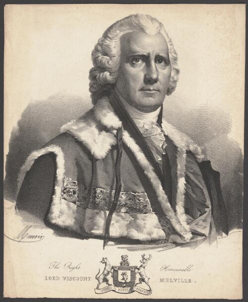 The Right Honourable Lord Viscount Melville [picture] / Maurin; lith. de Villain