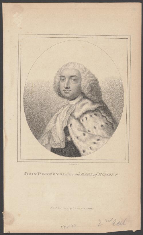 Jhon [i.e. John] Perceval, second Earl of Egmont [picture] / Freeman sc