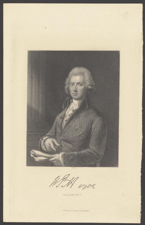 William Pitt [picture] / W. Holl
