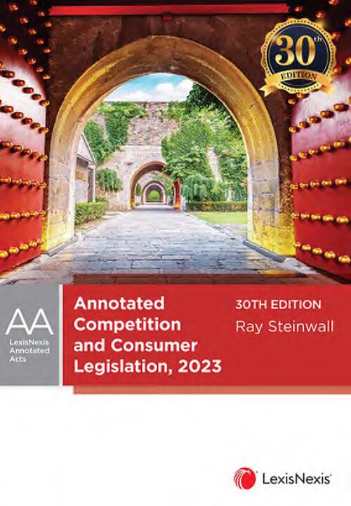 Annotated competition and consumer legislation