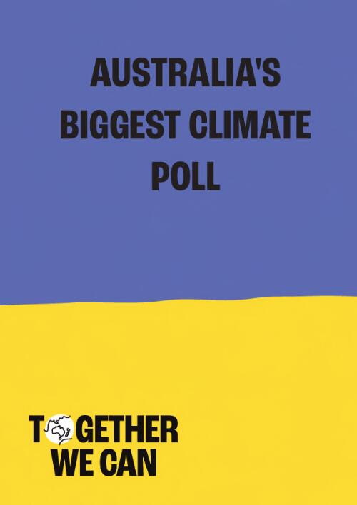 Australia's biggest climate poll