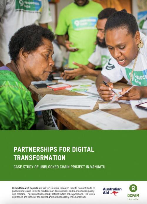 Partnership for Digital Transformation: Case Study of Unblocked Chain Project in Vanuatu
