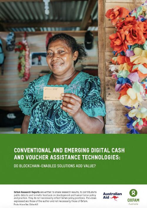 Conventional and Emerging Digital Cash and Voucher Assistance Technologies: Do Blockchain-Enabled Solutions Add Value?