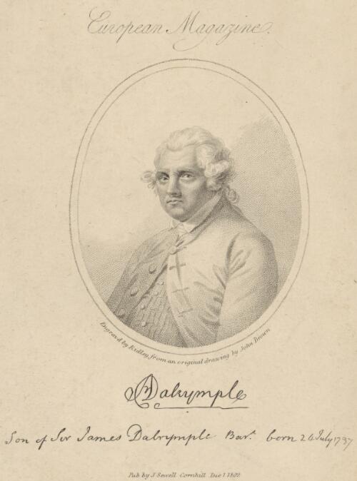 A. Dalrymple, son of Sir James Dalrymple, Bart. [picture] / engraved by Ridley from an original drawing by John Brown