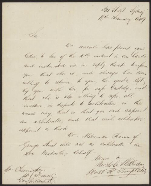 Papers of James Cherrington, 1823-1849 [manuscript]