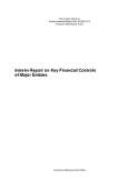 Interim report on key financial controls of major entities / Australian National Audit Office
