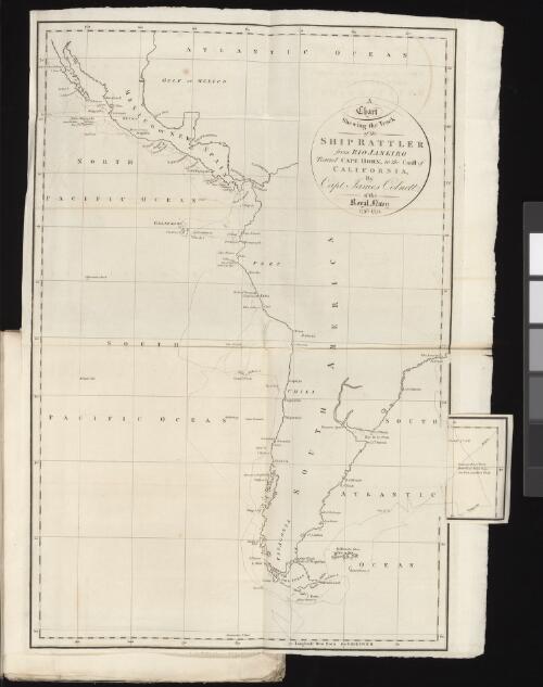 A voyage to the South Atlantic and round Cape Horn into the Pacific Ocean : for the purpose of extending the spermaceti whale fisheries, and other objects of commerce, by ascertaining the ports, bays, harbours, and anchoring births, in certain islands and coasts in those seas, at which the ships of the British merchants might be refitted / undertaken and performed by Captain James Colnett, of the Royal Navy, in the ship Rattler