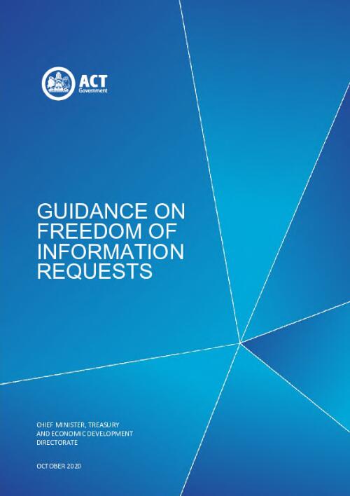 Guidance on freedom of information requests