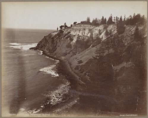 Ball Bay, Norfolk Island, approximately 1890 / Charles Kerry