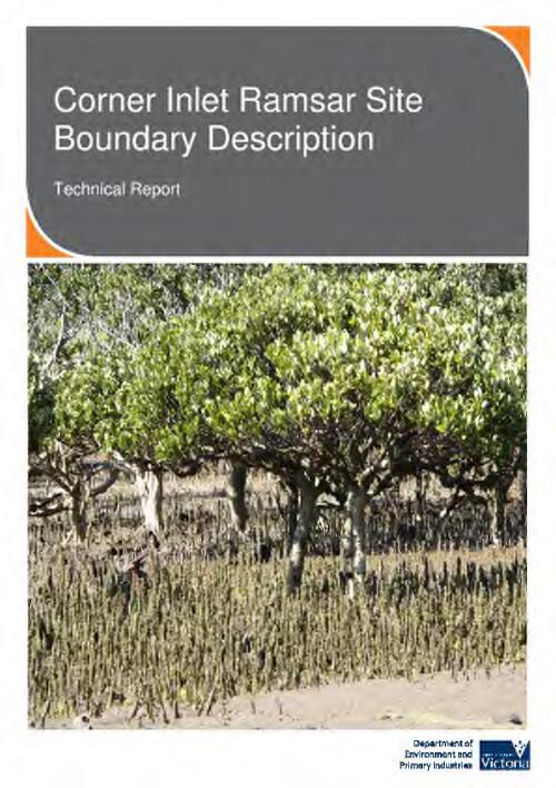 Corner Inlet Ramsar site boundary description : technical report