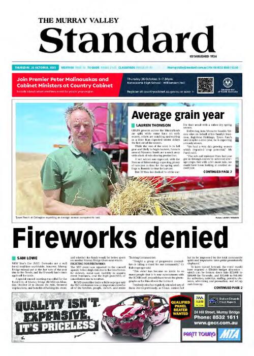 The Murray Valley standard