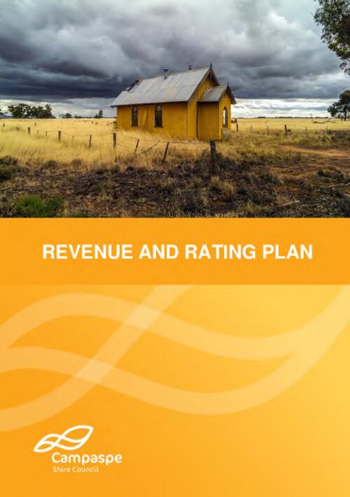 Revenue and Rate Plan - June 2021 / Campaspe Shire Council